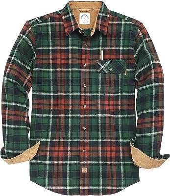 Chemise décontractée en flanelle boutonnée à manches longues et carreaux pour hommes avec poche. DIAYTAR COTE D'IVOIRE  est votre guichet unique pour des produits discount de haute qualité. Parcourez notre large sélection d'articles, allant des appareils électroménagers essentiels aux produits informatiques, en passant par les accessoires mode et les gadgets dernier cri, tout en profitant de prix imbattables.