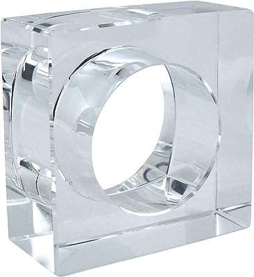 Ronds de serviette en cristal saro lifestyle nr016.c (paquet de 4) transparents. Faites des affaires exceptionnelles sur DIAYTAR COTE D'IVOIRE ! Avec notre large éventail de produits discount, allant des articles de décoration intérieure aux appareils électroniques, en passant par les jouets pour enfants et les produits de santé, vous êtes assurés de trouver tout ce dont vous avez besoin à des prix imbattables.