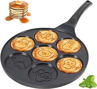 Poêle à crêpes avec 7 poêles flapjack d'animaux poêle antiadhésive pour crêpes. Bienvenue chez DIAYTAR COTE D'IVOIRE, la plateforme en ligne par excellence pour vos besoins en produits discount ! Parcourez notre sélection impressionnante, allant de l'électroménager haut de gamme aux accessoires informatiques dernier cri, des vêtements tendance aux gadgets innovants. Ne cherchez plus, nous sommes là pour rendre votre expérience de shopping abordable et inoubliable.