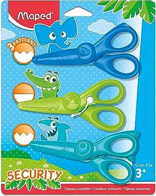 Ciseaux de sécurité kidicraft maped kids craft (paquet de 3) zigzag courbes et coupe. DIAYTAR COTE D'IVOIRE, votre destination shopping pour des réductions imbattables ! Parcourez notre vaste sélection de produits à petits prix, des appareils électroménagers aux accessoires informatiques, en passant par les tenues tendance et les gadgets à la pointe de la technologie. Restez à la mode tout en économisant avec nos offres exceptionnelles !