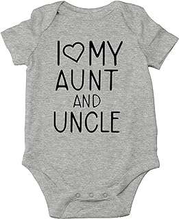 J'aime ma tante et mon oncle cadeaux pour neveux joli body bébé une pièce. DIAYTAR COTE D'IVOIRE, votre destination en ligne pour des produits discount de première qualité. Découvrez notre sélection variée et abordable, allant de la maison à l'électroménager, de l'informatique à la mode et aux gadgets, et réalisez des économies substantielles. Peu importe vos besoins, nous avons tout ce qu'il vous faut à des prix compétitifs. Ne manquez pas nos offres spéciales et profitez d'un shopping en ligne facile et économique.