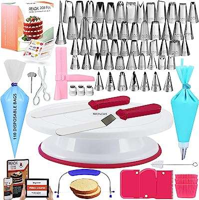 Kit de fournitures décoration de gâteaux 200 pièces pour débutants  . DIAYTAR COTE D'IVOIRE, votre source incontournable de bonnes affaires en ligne ! Parcourez notre catalogue diversifié comprenant des produits discount, allant des éléments de décoration d'intérieur à l'électroménager, en passant par l'informatique, la mode et les gadgets abordables.
