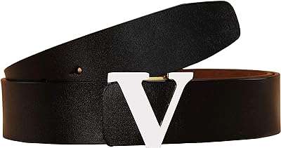 Ceinture classique en forme de v en cuir de veau lisse doré argenté. Économisez sur tous vos achats avec DIAYTAR COTE D'IVOIRE, la boutique en ligne où vous trouverez des produits discount de qualité supérieure. Explorez notre large gamme de produits, allant de la maison à l'électroménager, de l'informatique à la mode et aux gadgets, et faites des affaires incroyables. Profitez de nos offres promotionnelles exclusives et commandez dès maintenant pour une expérience d'achat en ligne à prix réduit.