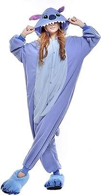 Wanziee unisexe lilo et stitch blue onesie peluche bleu costume avec chemise de nuit. DIAYTAR COTE D'IVOIRE  - la destination ultime pour des achats en ligne pratiques et économiques. Découvrez notre large éventail de produits discount, allant des appareils ménagers aux technologies de pointe, en passant par la mode tendance, et profitez de nos offres imbattables pour réaliser des économies substantielles.
