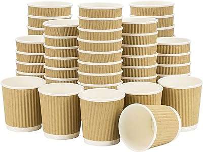 Tasses à café isolées jetables marron gobelets en papier ondulé pour boissons. Bienvenue sur DIAYTAR COTE D'IVOIRE, votre source incontournable pour des achats malins en ligne. Explorez notre sélection diversifiée de produits discount, qui comprend tout, des indispensables quotidiens aux derniers gadgets technologiques. Profitez de nos prix imbattables et réalisez des économies dès aujourd'hui !
