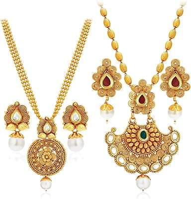 Bijoux de mariée exquis en plaqué or avec perles ensemble. DIAYTAR COTE D'IVOIRE  - votre guichet unique pour des achats discount en ligne. Parcourez notre catalogue diversifié et trouvez des produits de qualité à des prix incroyables. Avec notre large sélection allant de la maison à l'informatique en passant par l'électroménager, vous trouverez toujours ce dont vous avez besoin chez nous.