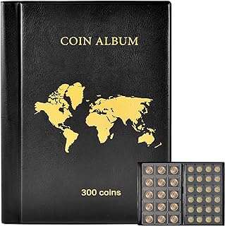 Album de support de livre de collection de pièces de monnaie pour collectionneurs 300 pochettes. Profitez de rabais incroyables sur DIAYTAR COTE D'IVOIRE  et économisez sur tous vos achats! Que vous cherchiez des équipements high-tech, des produits de beauté, des articles pour animaux de compagnie ou même des meubles pour la maison, notre boutique en ligne généraliste vous propose les meilleurs prix du marché.