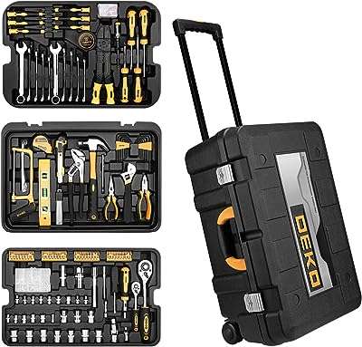 Ensemble d'outils decopro de 258 pièces avec boîte à outils pivotante. Besoin d'un produit de haute technologie sans vous ruiner ? DIAYTAR COTE D'IVOIRE  est le spécialiste des gadgets et accessoires tech à prix cassés. Des enceintes bluetooth aux montres connectées, en passant par les écouteurs sans fil, nous mettons à votre disposition une sélection de produits innovants qui vous faciliteront la vie à petit prix. Vivez la technologie sans compromettre votre budget !