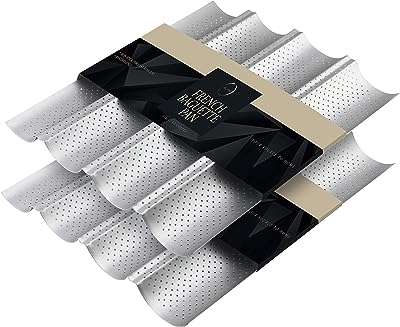 15" x 13" moule à baguette antiadhésif 2 pièces 4 pains de pain. DIAYTAR COTE D'IVOIRE, la référence en matière de bonnes affaires en ligne ! Profitez de prix imbattables sur une large sélection de produits discount, allant des articles pour la maison à l'électroménager, en passant par l'informatique et les dernières tendances mode. Ne laissez pas passer nos offres exceptionnelles et économisez dès maintenant !