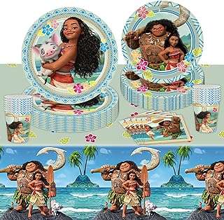 Fournitures de fête d'anniversaire moana décorations pour 20 invités y compris des ballons en latex. Chez DIAYTAR COTE D'IVOIRE, nous vous proposons des offres folles sur une gamme complète de produits. Des articles indispensables pour votre maison, aux dernières tendances en matière de mode et de gadgets sensationnels, notre boutique en ligne saura satisfaire tous vos besoins à des prix compétitifs. Faites des affaires exceptionnelles dès maintenant !
