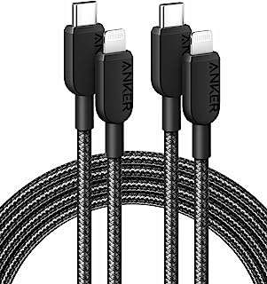 Câble anker usb type c vers lightning 310 (paquet de 2 tressé. DIAYTAR COTE D'IVOIRE  - La boutique en ligne où qualité et discount se rencontrent. Parcourez notre vaste catalogue et trouvez tout ce dont vous avez besoin, de l'électroménager moderne à la dernière mode tendance. Ne sacrifiez pas votre budget pour obtenir des produits de qualité !