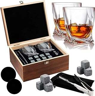 Coffret cadeau pierres à whisky et verres dans un coffret cadeau 8 en granit. DIAYTAR COTE D'IVOIRE, le choix intelligent pour des acheteurs avisés. Parcourez notre vaste collection de produits à prix réduits, allant des articles ménagers aux gadgets futuristes, pour des achats malins en un clic.