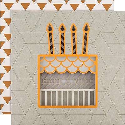 Carte d'anniversaire hallmark – design moderne découpé au laser en couches. Découvrez DIAYTAR COTE D'IVOIRE  - votre guichet unique pour des achats discount en ligne. Que vous recherchiez des produits électroménagers, des gadgets high-tech ou des vêtements tendance, notre boutique généraliste propose une large gamme d'articles à prix réduits pour tous les budgets. Ne manquez pas les bonnes affaires chez DIAYTAR COTE D'IVOIRE  !