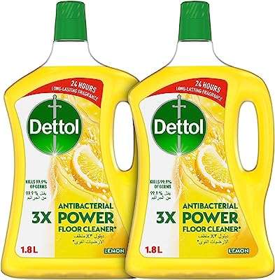 Nettoyant antibactérien puissant pour sols dettol citron nettoyage 3x plus (tue 999 % des germes). DIAYTAR COTE D'IVOIRE, votre boutique en ligne discount pour toutes vos nécessités. Faites des économies sur vos achats de meubles de maison, d'équipements électroniques, de gadgets et bien plus encore. Profitez de nos prix attractifs sans jamais compromettre la qualité.