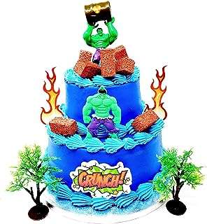 Ensemble de décoration de gâteau super hero avengers hulk avec figurine et accessoires. Découvrez DIAYTAR COTE D'IVOIRE  et préparez-vous à vivre l'expérience d'achat en ligne ultime. Notre boutique propose une gamme complète de produits discount, de la maison aux appareils électroniques, en passant par la mode, offrant ainsi des solutions abordables pour tous vos besoins.