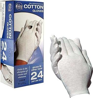 Gants hydratants en coton kara eczema taille l 24 paires. DIAYTAR COTE D'IVOIRE, votre solution intelligente pour des achats malins. Découvrez notre boutique en ligne et bénéficiez de prix discount sur une large sélection de produits pour la maison, l'électroménager, l'informatique et la mode. Ne manquez pas l'opportunité de faire des économies avec DIAYTAR COTE D'IVOIRE !