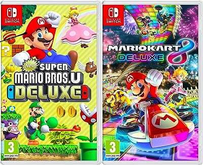 New super mario bros. u deluxe + kart 8 pack de 2. Économisez tout en vous faisant plaisir grâce à DIAYTAR COTE D'IVOIRE, votre boutique en ligne généraliste. Notre large gamme de produits, allant de la décoration de maison aux gadgets dernier cri, en passant par la mode et l'électroménager, vous permettra de trouver ce que vous désirez à prix réduits.
