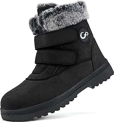 Bottes chaudes d'hiver doublées de fourrure pour femmes bottes imperméables antidérapantes. Découvrez DIAYTAR COTE D'IVOIRE, la référence en matière d'achat malin en ligne, vous proposant une large gamme de produits allant de la mode aux articles informatiques, avec des réductions exceptionnelles.