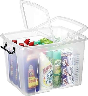 Strata boîte de rangement intelligente 40 l avec couvercle pliant fabriquée au royaume uni. Besoin de renouveler votre intérieur ou de vous équiper en nouvelles technologies à prix cassés ? Ne cherchez plus, DIAYTAR COTE D'IVOIRE  a tout ce qu'il vous faut ! Notre boutique en ligne propose une variété impressionnante de produits discount, alliant qualité et prix compétitifs dans des domaines tels que l'électroménager, la mode, l'informatique et bien plus encore.