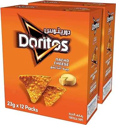 Chips tortilla au fromage nacho doritos 12 x 23 g (paquet de 2). Ne cherchez plus ailleurs, DIAYTAR COTE D'IVOIRE  est là pour vous offrir une multitude de produits discount pour toutes vos envies. Explorez notre catalogue diversifié comprenant des articles pour la maison, des appareils électroménagers abordables, des gadgets tendances et bien plus encore, le tout à des prix compétitifs.