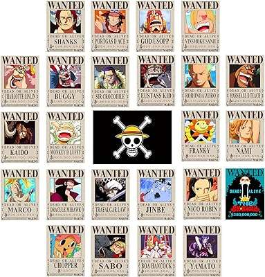 Affiche d'anime one piece wanted 30 x 21 cm nouvelle version. Vous voulez profiter de produits de qualité à des prix discount ? Ne cherchez plus, DIAYTAR COTE D'IVOIRE  est là pour vous satisfaire. Découvrez notre large gamme, de l'électroménager à la mode, et trouvez les meilleures affaires du moment. Ne laissez pas passer cette occasion, achetez malin et faites des économies significatives.