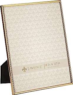 Lawrence frames cadre photo simple en métal doré 8" x 10". DIAYTAR COTE D'IVOIRE  - La référence en ligne pour des achats malins ! Explorez notre catalogue varié incluant des produits discount pour la maison, l'électroménager, l'informatique et la mode. Optez pour la qualité à petit prix et ne manquez pas nos promotions exclusives.