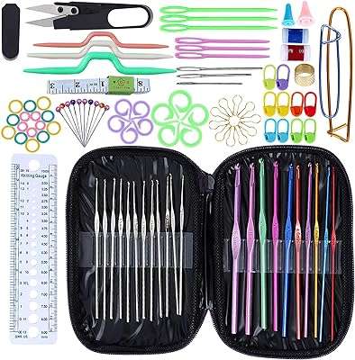 Ensemble de crochets paquet de 100 aiguilles à tricoter en aluminium multicolores avec sac. Explorez les offres exceptionnelles de DIAYTAR COTE D'IVOIRE, la boutique en ligne ultime pour les amateurs de bons plans. Trouvez tout ce dont vous avez besoin, de la maison à l'électroménager, de l'informatique à la mode en passant par les gadgets les plus tendance, le tout à des prix défiant toute concurrence.