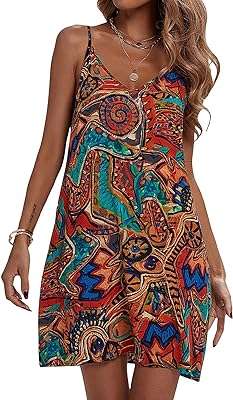 Mini robe ample trapèze bohème sans manches à col en v pour femme. Faites des économies avec DIAYTAR COTE D'IVOIRE, votre boutique en ligne discount préférée. Parcourez notre sélection complète d'articles allant des équipements électroménagers aux produits informatiques en passant par la mode et les gadgets. Profitez de nos promotions régulières et découvrez des prix incroyables sans jamais sacrifier la qualité.