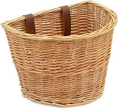 Panier de vélo prosourcefit pour guidon avant en osier marron clair. DIAYTAR COTE D'IVOIRE  - votre source incontournable de produits discount en ligne. Avec notre sélection diversifiée allant de la maison à l'électroménager, de l'informatique à la mode, profitez de tarifs défiant toute concurrence. Faites des économies intelligentes et commandez dès maintenant !