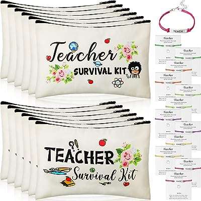 Coffret cadeau d'appréciation pour enseignant 24 pièces 12 kits de survie. DIAYTAR COTE D'IVOIRE  - votre destination en ligne pour des produits à prix cassés. Faites des économies sur des articles essentiels pour la maison, l'informatique, la mode et les gadgets, et offrez-vous le luxe de ne pas vous ruiner. Avec notre sélection vaste et variée, vous trouverez tout ce dont vous avez besoin, sans compromis.