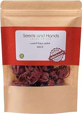 Macis ernakulam par seeds and hands javitri japatri (50gr). DIAYTAR COTE D'IVOIRE, votre destination de choix pour des produits discount en ligne. Explorez notre catalogue en constante évolution, riche en articles pour la maison, l'électroménager, l'informatique, la mode et les gadgets, et choisissez parmi des milliers de produits à prix cassés. Optez pour des achats intelligents et économisez gros avec notre boutique en ligne.