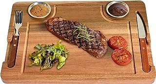 Planche à découper en bois d'acacia de service de présentation de steak et fromage. Cherchez-vous à économiser tout en achetant des produits de qualité ? DIAYTAR COTE D'IVOIRE  est là pour vous. Notre boutique en ligne généraliste offre une sélection variée de produits discount, allant des équipements pour la maison à l'informatique, en passant par l'électroménager et la mode. Ne payez pas plus cher ailleurs, explorez DIAYTAR COTE D'IVOIRE  pour des bonnes affaires garanties.