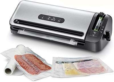 Sous vide foodsaver avec coupeur rotatif et stockage | scelleuse. DIAYTAR COTE D'IVOIRE, la boutique en ligne qui allie qualité et prix réduits. Parcourez notre sélection de produits discount, de la maison à l'électroménager en passant par l'informatique, la mode et les gadgets, et profitez de bonnes affaires sans compromettre votre budget !