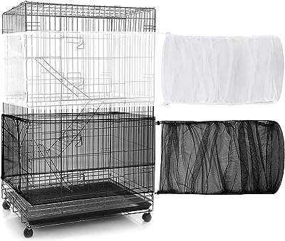Couverture de cage à oiseaux 2 pièces couverture réglable protection contre les graines pour perroquets. Ne cherchez plus, DIAYTAR COTE D'IVOIRE  est la boutique en ligne qu'il vous faut pour trouver tout ce dont vous avez besoin à petit prix ! Du petit électroménager aux articles de mode tendance en passant par les dernières technologies, explorez notre vaste catalogue et réalisez de véritables bonnes affaires !