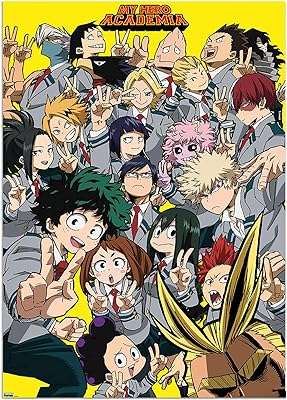 Affiche d'anime my hero academia imprimée sur toile pour décoration de salon. Découvrez DIAYTAR COTE D'IVOIRE, la référence en ligne pour des achats discount. Trouvez tout ce dont vous avez besoin, des articles de maison aux dernières innovations technologiques, sans vous ruiner. Avec notre sélection variée et nos prix compétitifs, vous êtes sûr de trouver les meilleures affaires.