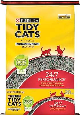 Litière pour chat non agglomérante purina tidy cats 24 heures sur 24. DIAYTAR COTE D'IVOIRE  - votre partenaire pour un shopping discount en ligne réussi. Parcourez notre assortiment complet de produits discount, incluant tout ce dont vous avez besoin pour la maison, l'électroménager, l'informatique, la mode et les gadgets. Profitez de nos prix avantageux et faites des économies sur vos achats en ligne, sans compromis sur la qualité.