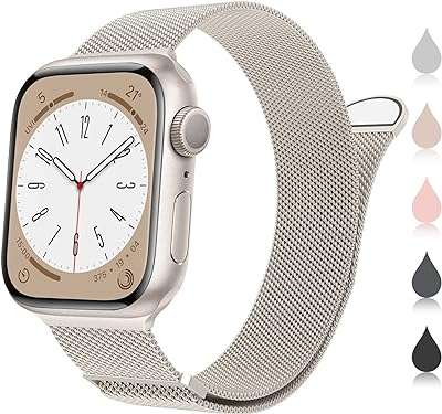 Compatible avec apple watch band 41mm 40mm 38mm femmes hommes magnétique. Vous recherchez des produits discount à prix cassés ? DIAYTAR COTE D'IVOIRE  est là pour vous ! Découvrez notre catalogue en ligne et trouvez tout ce dont vous avez besoin, de l'électroménager aux articles pour la maison, en passant par l'informatique, la mode et les meilleurs gadgets du moment. Faites des économies sans compromettre votre style !