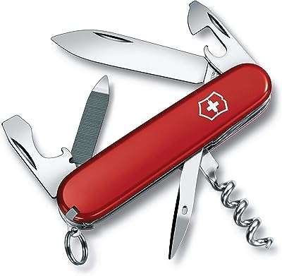 Couteau de poche moyen victorinox sportsman 0.3803 couteau fabrication suisse avec 13. DIAYTAR COTE D'IVOIRE  - la solution pour des achats discount en ligne simples et rapides. Trouvez tout ce dont vous avez besoin sans vous ruiner, de la maison à l'électroménager en passant par l'informatique et la mode. Profitez de nos prix compétitifs et faites des économies dès maintenant.
