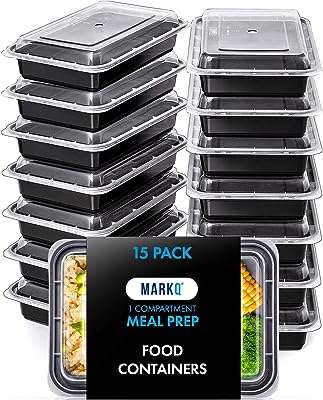 [paquet de 15] récipients de préparation de repas de 32 oz avec couvercles stockage des aliments. À la recherche de bonnes affaires ? DIAYTAR COTE D'IVOIRE  vous offre une large gamme de produits discount pour la maison, l'électroménager, l'informatique, la mode et les gadgets. Profitez de prix imbattables sans sacrifier la qualité !
