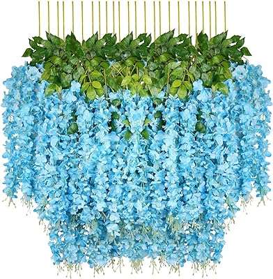 Beauenty 12 pièces de vigne de glycine artificielle en soie fleur suspendue. DIAYTAR COTE D'IVOIRE, votre destination en ligne pour des produits discount de première qualité. Découvrez notre sélection variée et abordable, allant de la maison à l'électroménager, de l'informatique à la mode et aux gadgets, et réalisez des économies substantielles. Peu importe vos besoins, nous avons tout ce qu'il vous faut à des prix compétitifs. Ne manquez pas nos offres spéciales et profitez d'un shopping en ligne facile et économique.