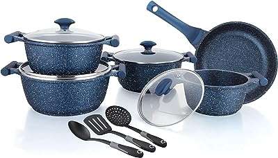 Batterie de cuisine prestige granite 12 pièces fond à induction antiadhésif en fonte. Économisez intelligemment avec DIAYTAR COTE D'IVOIRE, la boutique en ligne qui vous propose une variété de produits discount à des prix défiant toute concurrence. Des indispensables pour la maison aux gadgets les plus tendances, en passant par les dernières nouveautés en mode et en informatique, vous trouverez tout ce dont vous avez besoin pour moins cher, sans compromis sur la qualité !