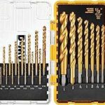 Jeu de 21 forets électriques à pointe pilote dewalt avec revêtement en nitrure. DIAYTAR COTE D'IVOIRE  - La solution idéale pour les chasseurs de bonnes affaires en ligne. Trouvez des produits discount de haute qualité dans toutes les catégories, y compris la mode, l'électronique, l'ameublement et bien plus encore. Économisez sans compromis sur la qualité !
