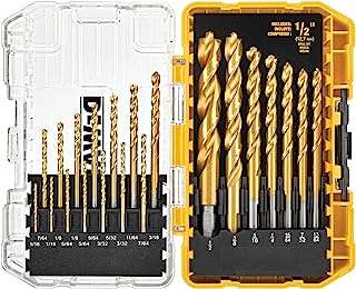 Jeu de 21 forets électriques à pointe pilote dewalt avec revêtement en nitrure. DIAYTAR COTE D'IVOIRE  - La solution idéale pour les chasseurs de bonnes affaires en ligne. Trouvez des produits discount de haute qualité dans toutes les catégories, y compris la mode, l'électronique, l'ameublement et bien plus encore. Économisez sans compromis sur la qualité !
