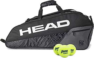 Sac combiné head core 6r pour raquettes de tennis et accessoires. DIAYTAR COTE D'IVOIRE  - votre destination en ligne pour des achats discount sans compromis sur la qualité. Parcourez notre assortiment diversifié de produits, allant des équipements informatiques conviviaux aux articles de mode tendance en passant par les indispensables de la maison, et faites des économies sur tous vos besoins.