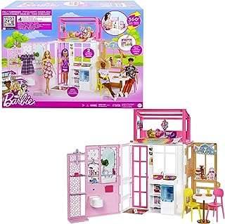 Maison de poupée barbie à 2 étages avec 4 aires de jeux. Parcourez notre magasin en ligne DIAYTAR COTE D'IVOIRE  et profitez de nos offres incroyables sur une large gamme de produits. Trouvez tout ce dont vous avez besoin, de l'électroménager à l'informatique, et restez à la mode sans vous ruiner grâce à nos articles à prix réduits.