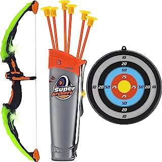 Ensemble d'arc et de flèches toyfelt pour enfants jeu de tir. DIAYTAR COTE D'IVOIRE, votre adresse incontournable pour des produits discount à portée de clic. Faites des économies sur vos achats en explorant notre large gamme d'articles variés, allant des produits de la maison aux gadgets dernier cri, sans oublier les équipements informatiques et les articles à la mode.