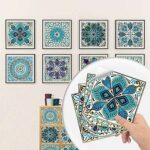Autocollants de carrelage mandala 4"x4" (10x10 cm) diy stickers muraux traditionnels. DIAYTAR COTE D'IVOIRE, la référence du shopping à petits prix en ligne ! Parcourez notre sélection impressionnante de produits discount, allant de l'ameublement à l'électroménager, de la mode aux gadgets. Ne sacrifiez pas votre budget pour vous faire plaisir, choisissez notre boutique en ligne pour des économies garanties sur les articles de qualité.