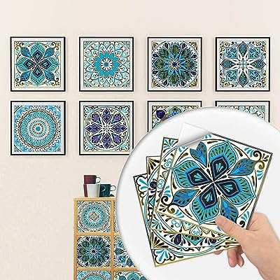 Autocollants de carrelage mandala 4"x4" (10x10 cm) diy stickers muraux traditionnels. DIAYTAR COTE D'IVOIRE, la référence du shopping à petits prix en ligne ! Parcourez notre sélection impressionnante de produits discount, allant de l'ameublement à l'électroménager, de la mode aux gadgets. Ne sacrifiez pas votre budget pour vous faire plaisir, choisissez notre boutique en ligne pour des économies garanties sur les articles de qualité.
