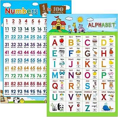 Affiche murale isolée d'apprentissage de l'alphabet et du tableau des chiffres pour les tout petits. DIAYTAR COTE D'IVOIRE  - La boutique en ligne qui rend le shopping abordable! Découvrez notre sélection de produits discount, comprenant des équipements informatiques, des appareils électroménagers, des vêtements tendance et bien plus encore, tous à des prix défiant toute concurrence.