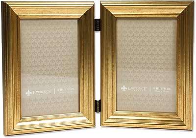 Cadre photo à double charnière sutter lawrence frames or poli 6". À la recherche de bonnes affaires ? Ne cherchez plus ! DIAYTAR COTE D'IVOIRE  est là pour vous. Avec une gamme complète de produits discount, allant de la maison à l'électroménager, de l'informatique à la mode et aux gadgets tendance, vous trouverez sûrement ce que vous cherchez tout en réalisant des économies substantielles.